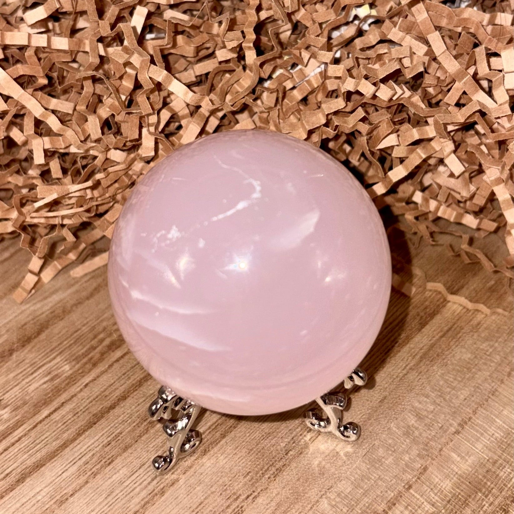 Pink Calcite Sphere