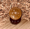 Honey Calcite Sphere