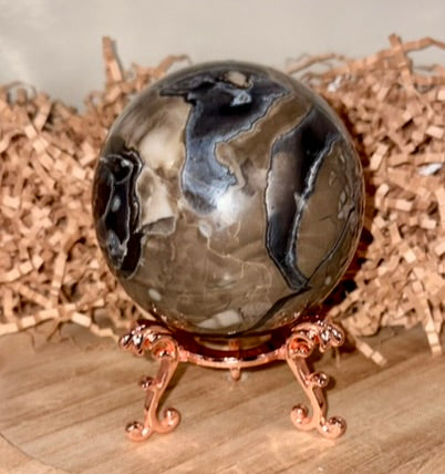 Volcano Agate Sphere