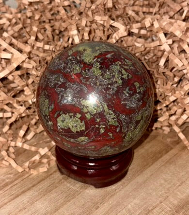 Dragon Bloodstone Sphere