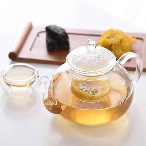20 oz Heat-Resistant Glass Teapot