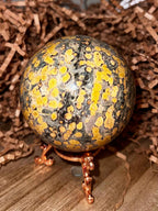 Orbicular Ocean Jasper Sphere