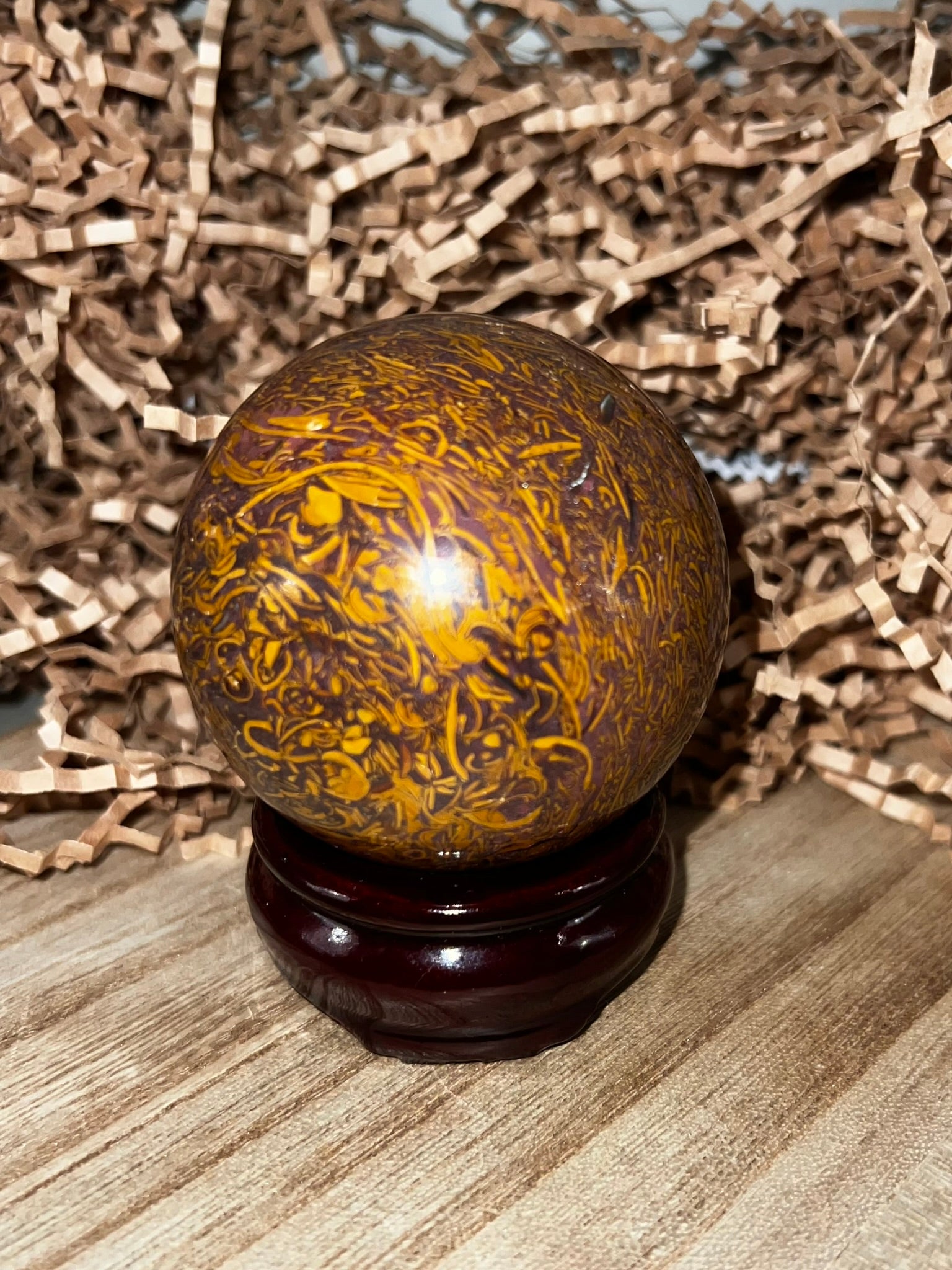 Sanskrit Jasper Sphere