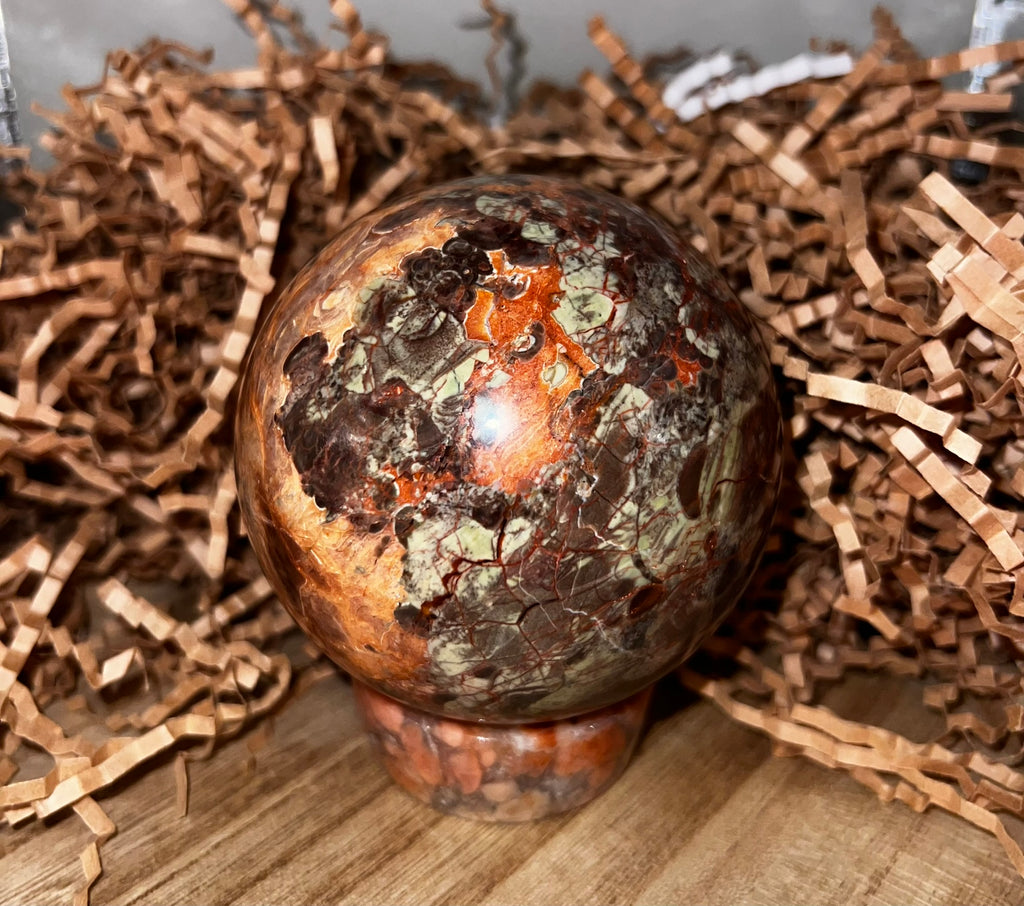 Money Agate Sphere