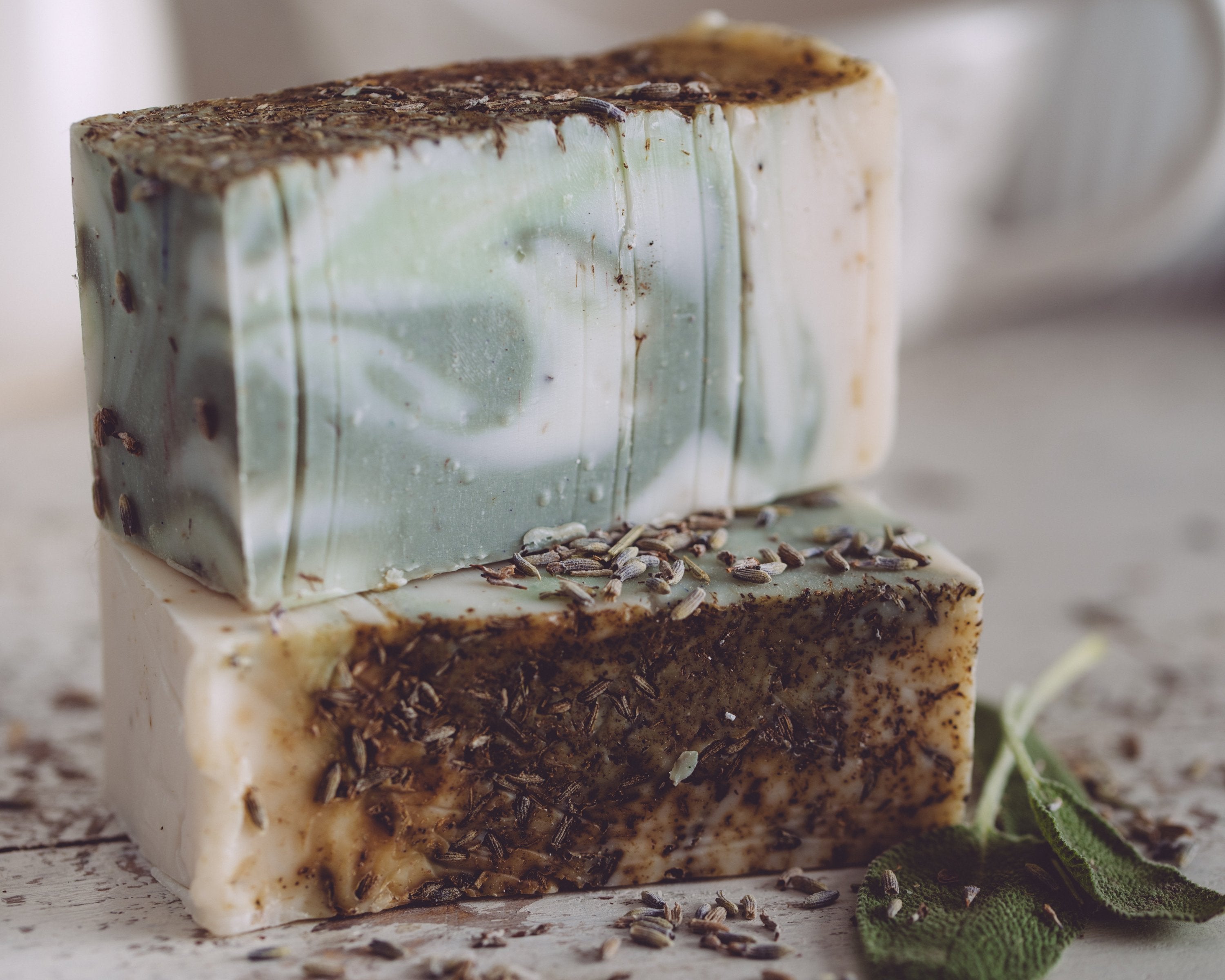 Lavender Sage Organic Handmade Soap - Calming, Herbal & Grounded