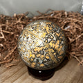 Orbicular Ocean Jasper Sphere