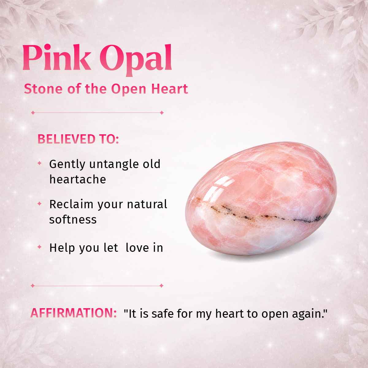 Repair My Heart - The Peruvian Pink Opal Bracelet