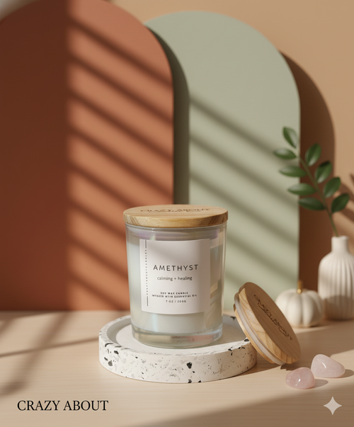 Crystal Intention Soy Candle