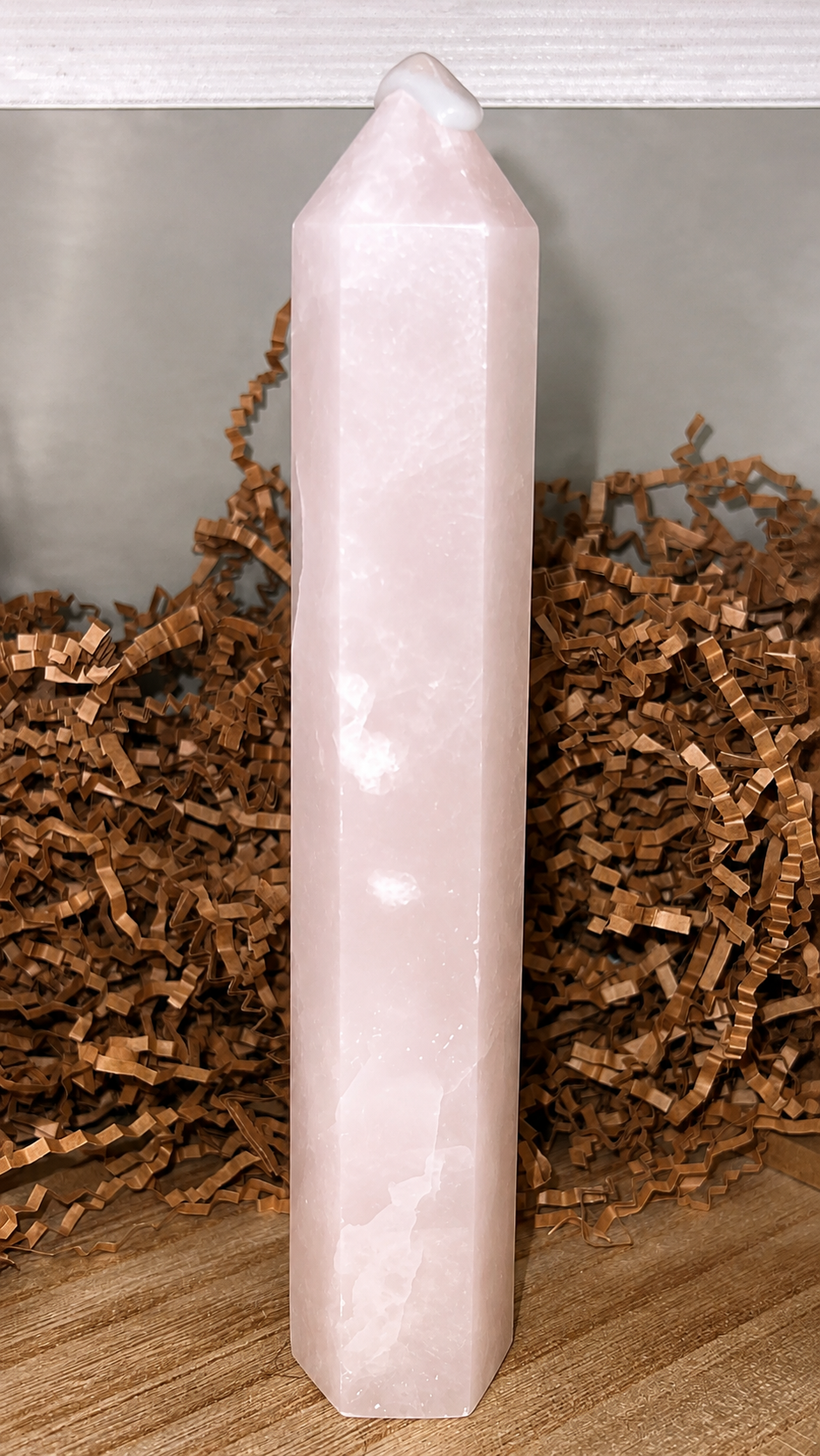 Pink Mangano Calcite Tower