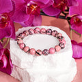 The Love Frequency – Rhodonite Bracelet of Forgiveness