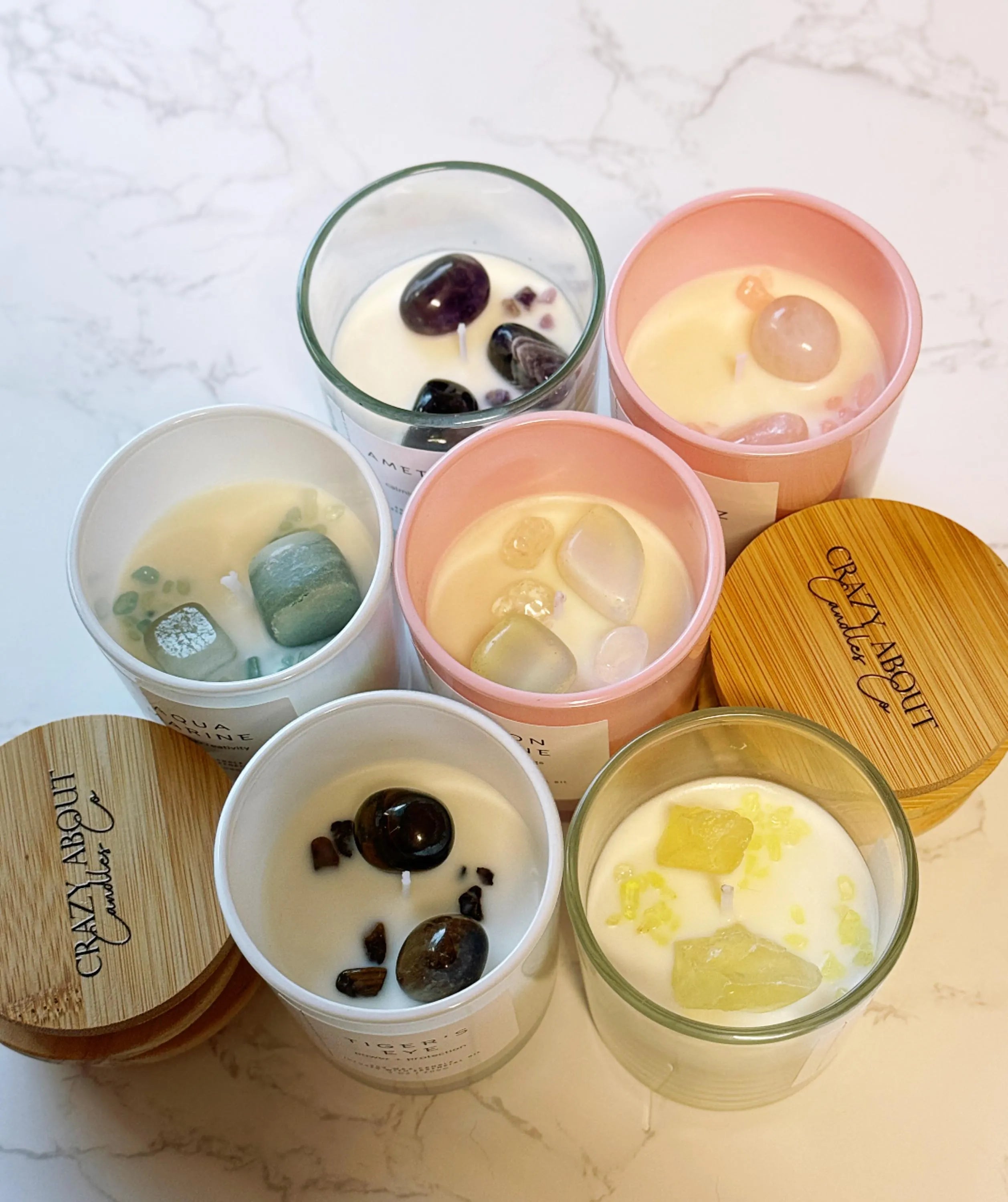 Crystal Intention Soy Candle