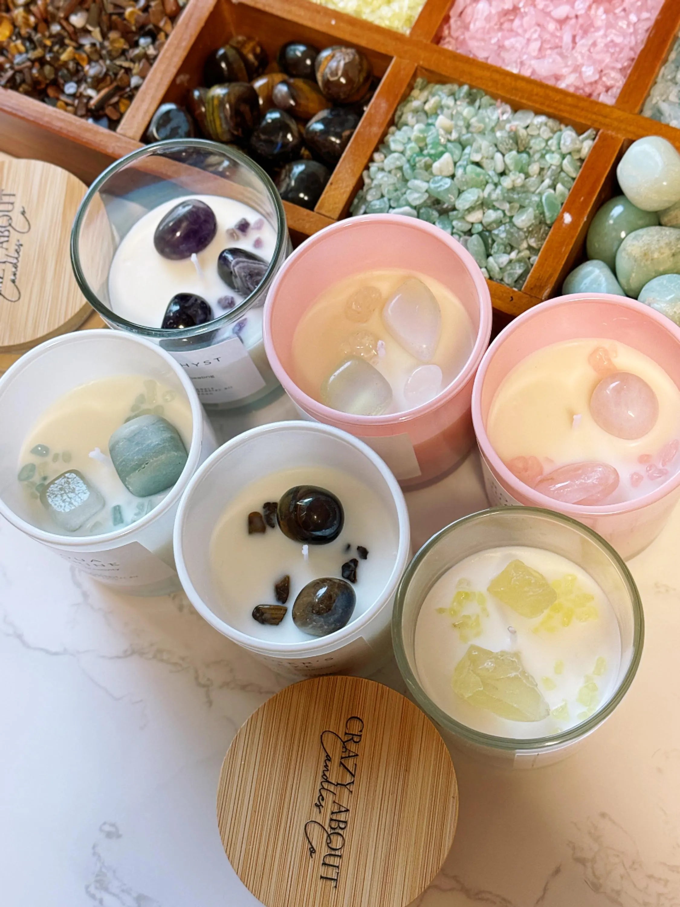 Crystal Intention Soy Candle
