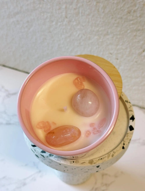 Crystal Intention Soy Candle