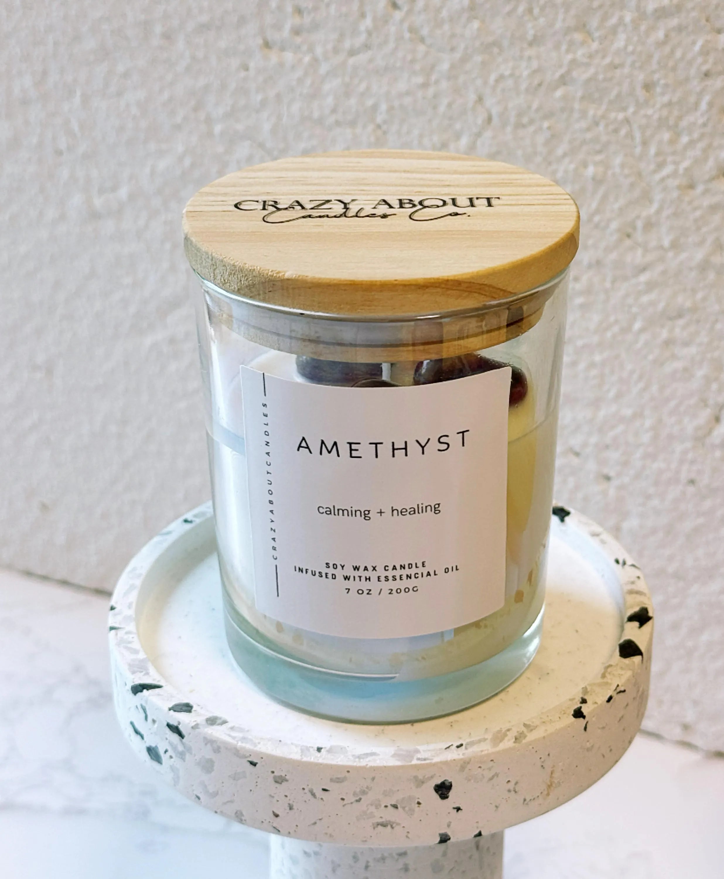 Crystal Intention Soy Candle