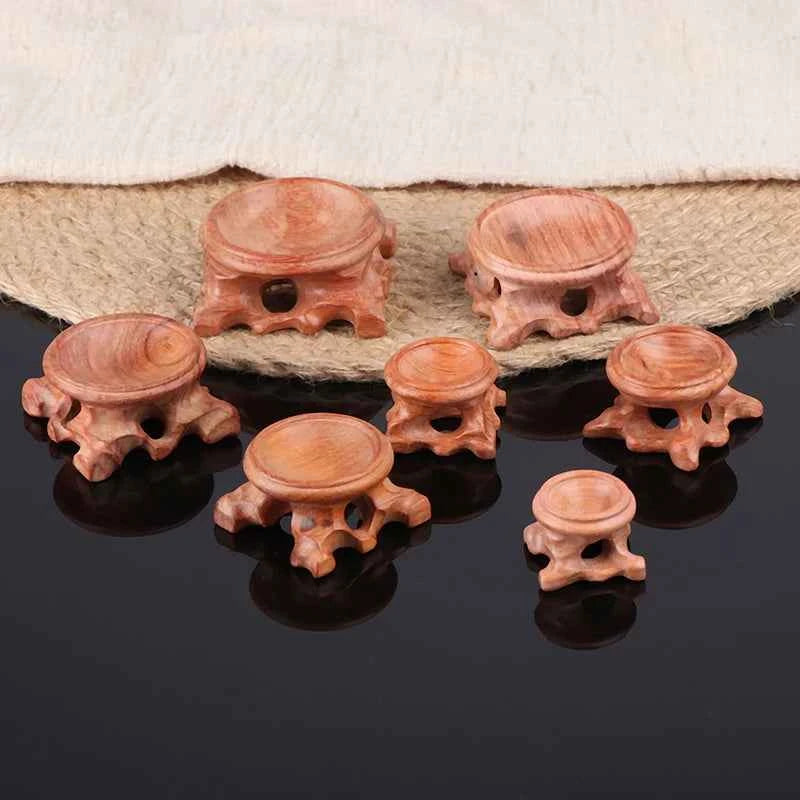 Branch Wood Crystal Ball Display Stand