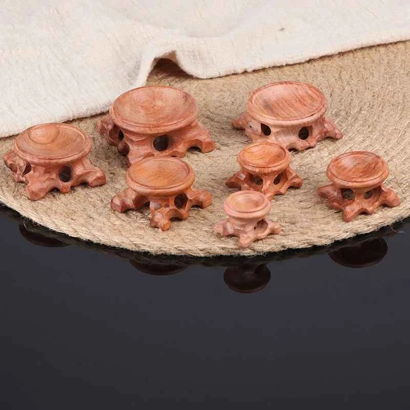 Branch Wood Crystal Ball Display Stand