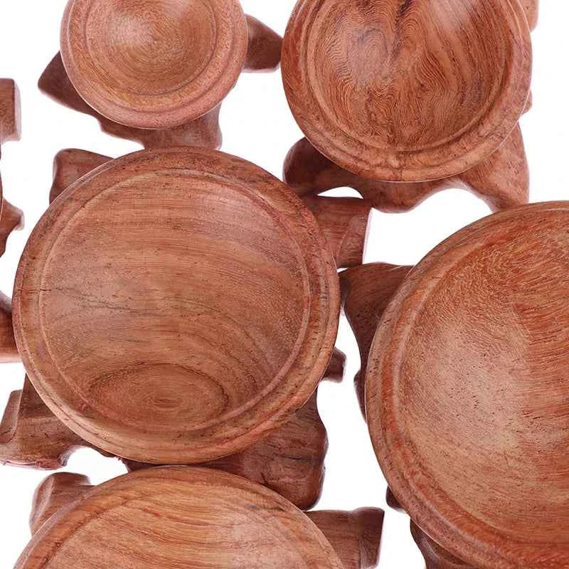 Branch Wood Crystal Ball Display Stand