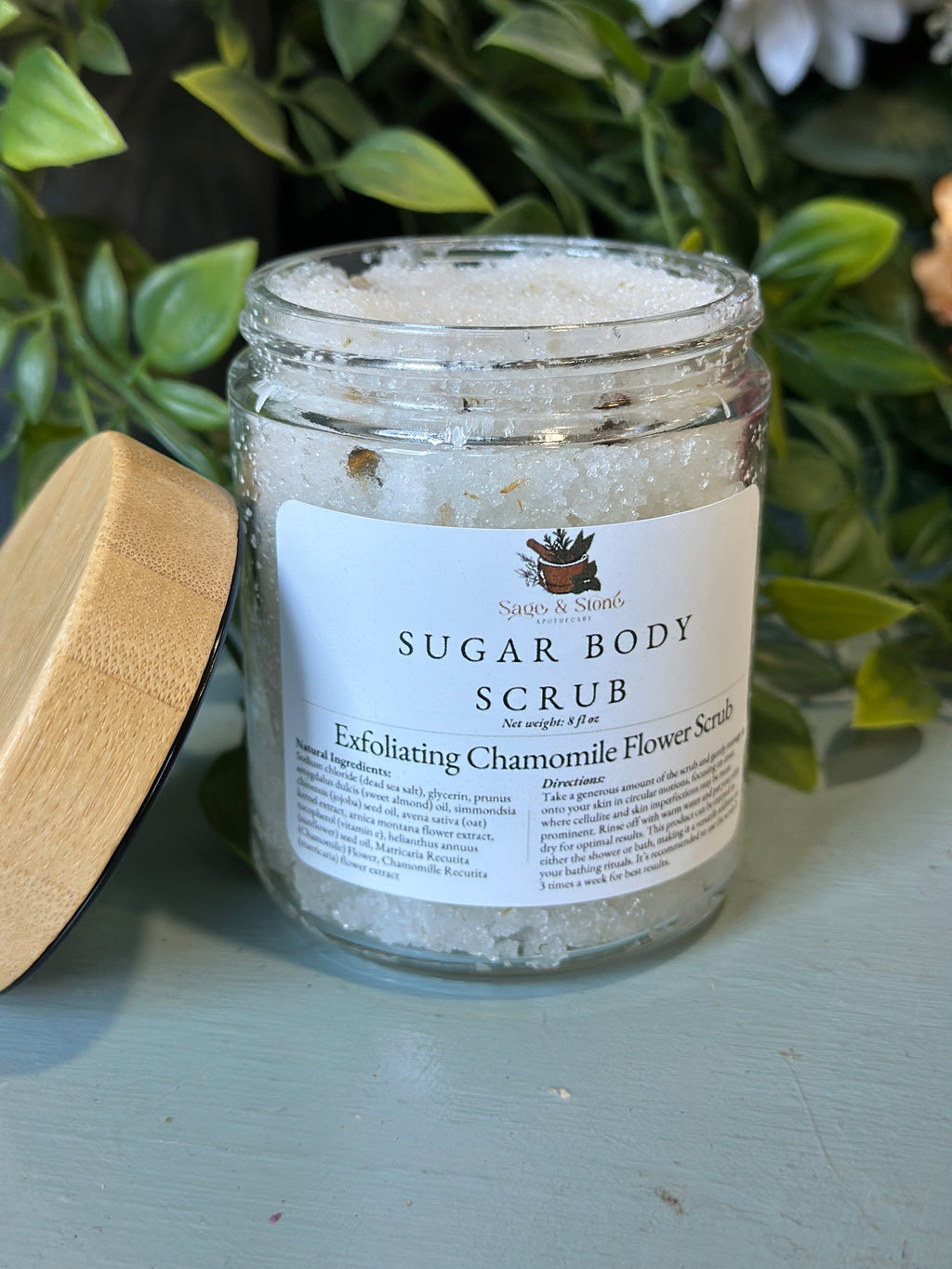 Exfoliating Chamomile Flower Scrub - The Elemental Path