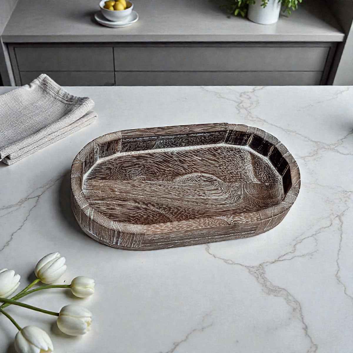 Rustic Wood Tray