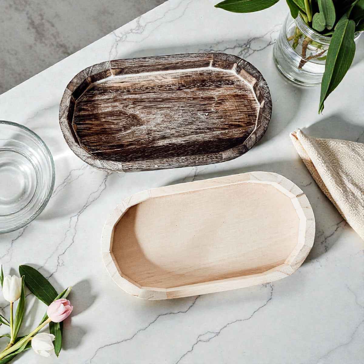 Rustic Wood Tray
