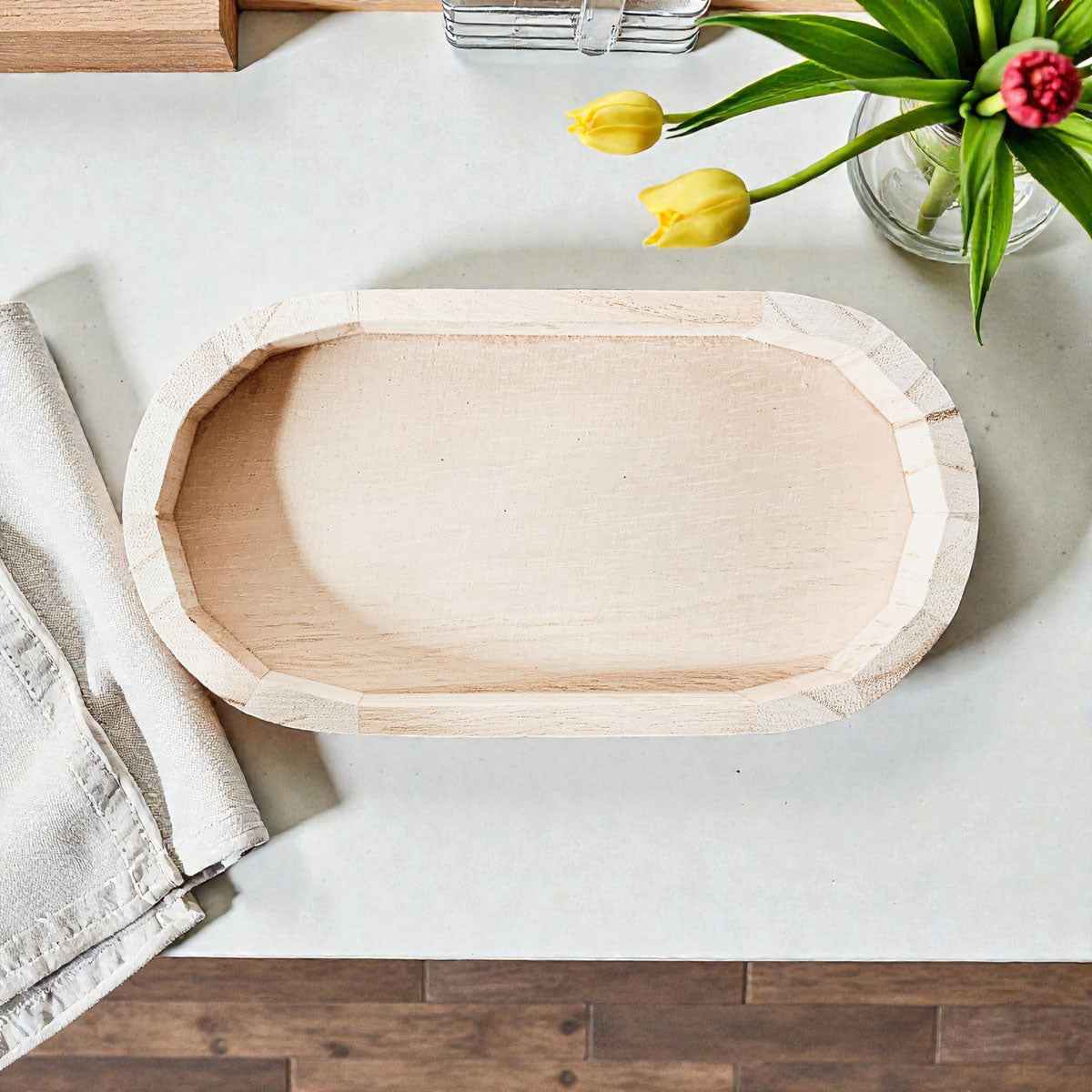 Rustic Wood Tray
