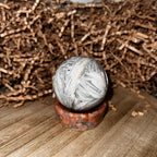 1000 Layer White Agate Sphere