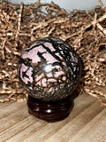 Rhodonite Sphere