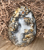 Brecciated Jasper Freeform with Druzy Quartz