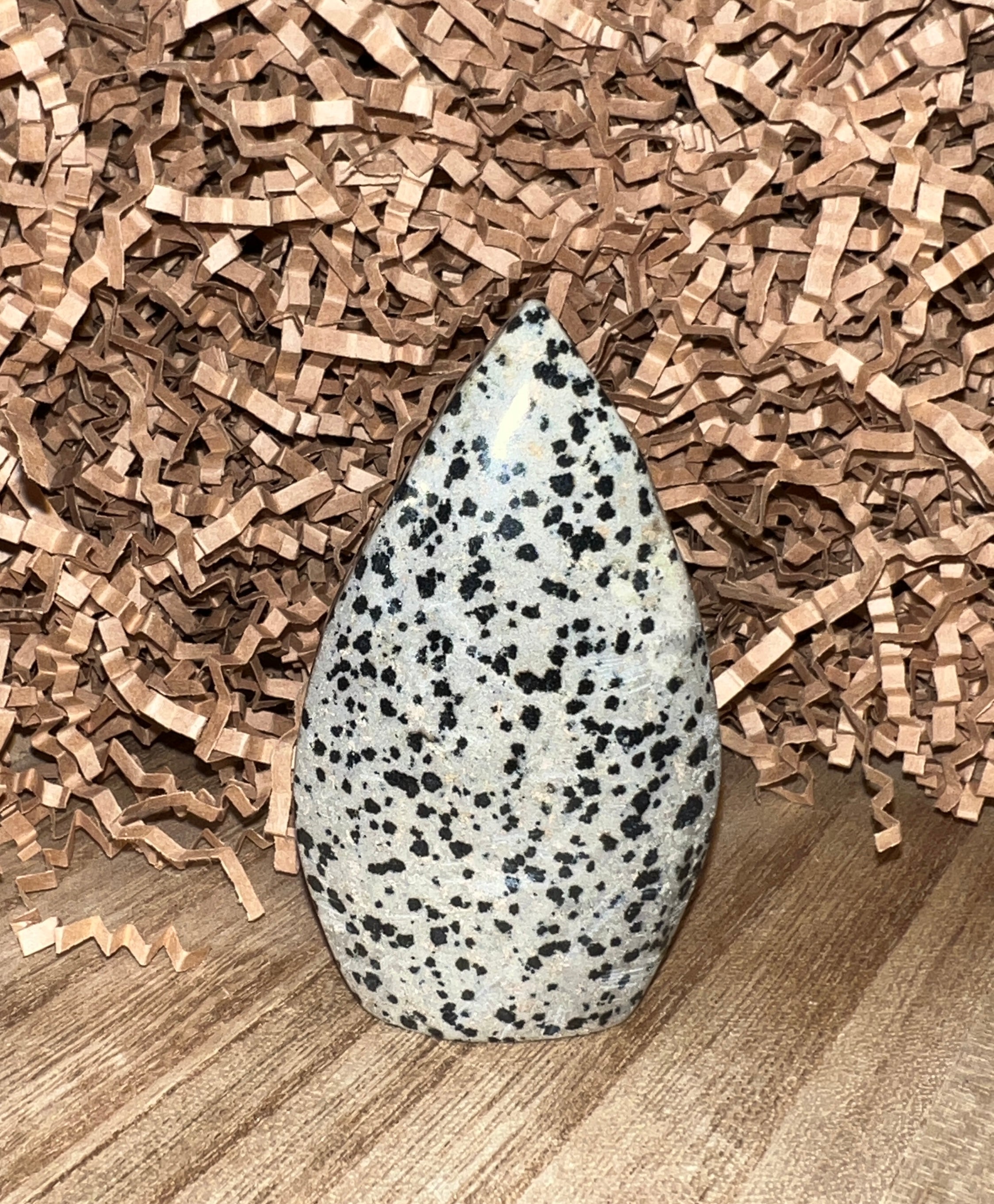 Dalmatian Jasper Teardrop