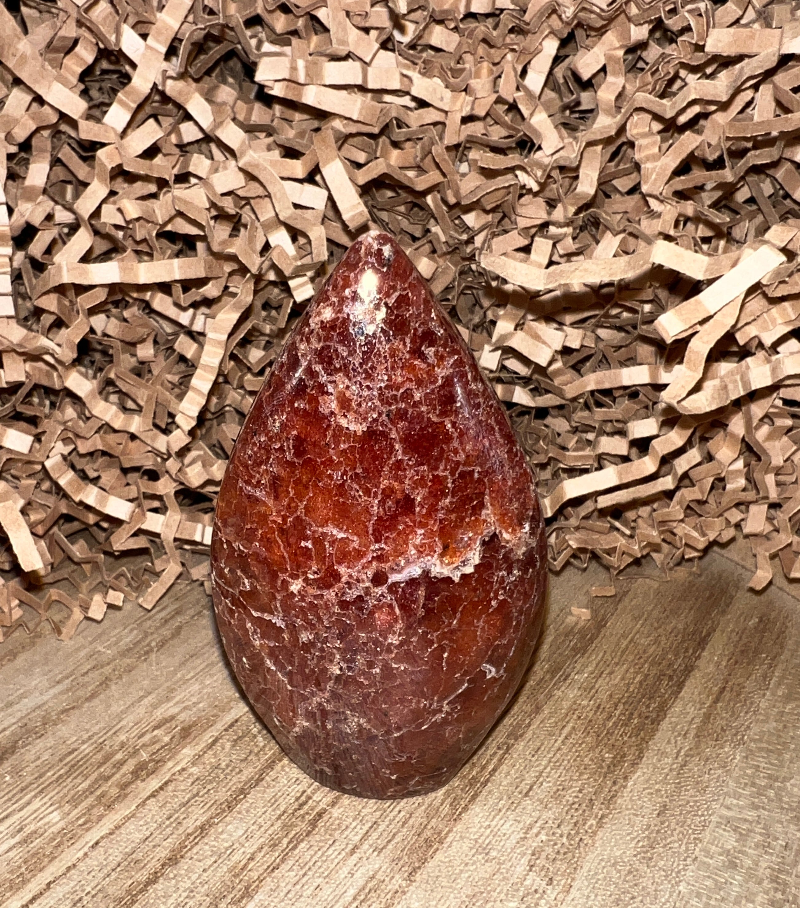 Strawberry Quartz Teardrop