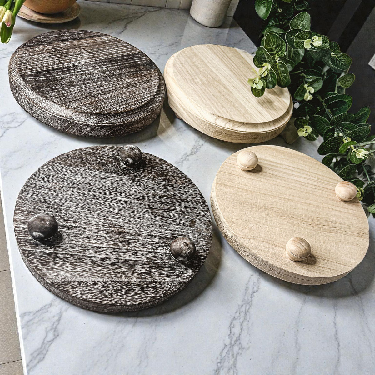 Rustic Wood Stand - The Elemental Path