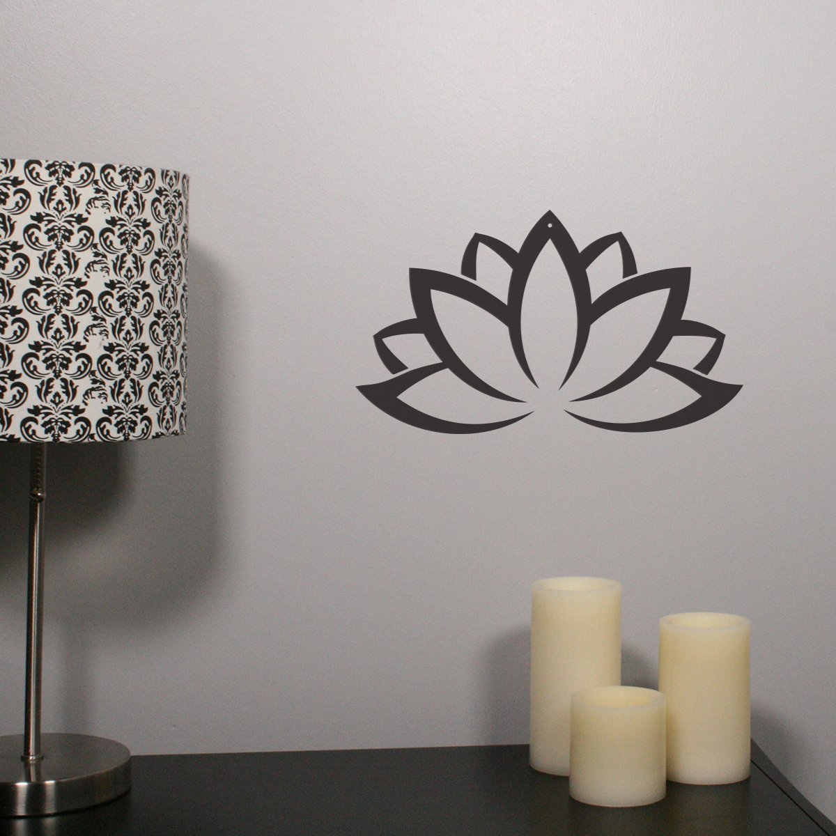 Lotus Flower Metal Wall Art