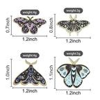 Witchy Moth Enamel Pins