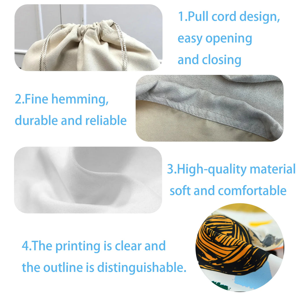 Tarot & Dice Drawstring Pouches
