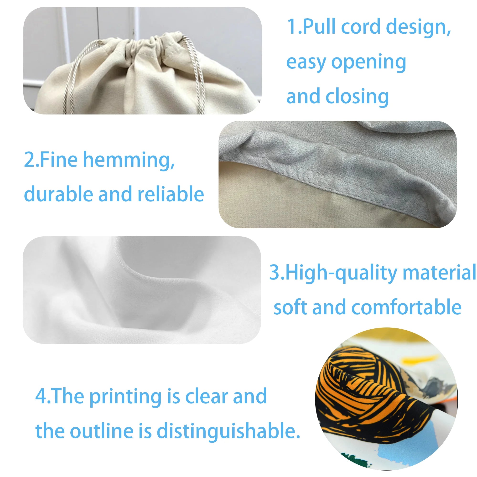Tarot & Dice Drawstring Pouches
