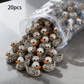 Gothic Skull Duck Mini Figurines - 20 Pieces