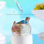 Lucky Cat Crystal Reveal Essential Oil Diffuser