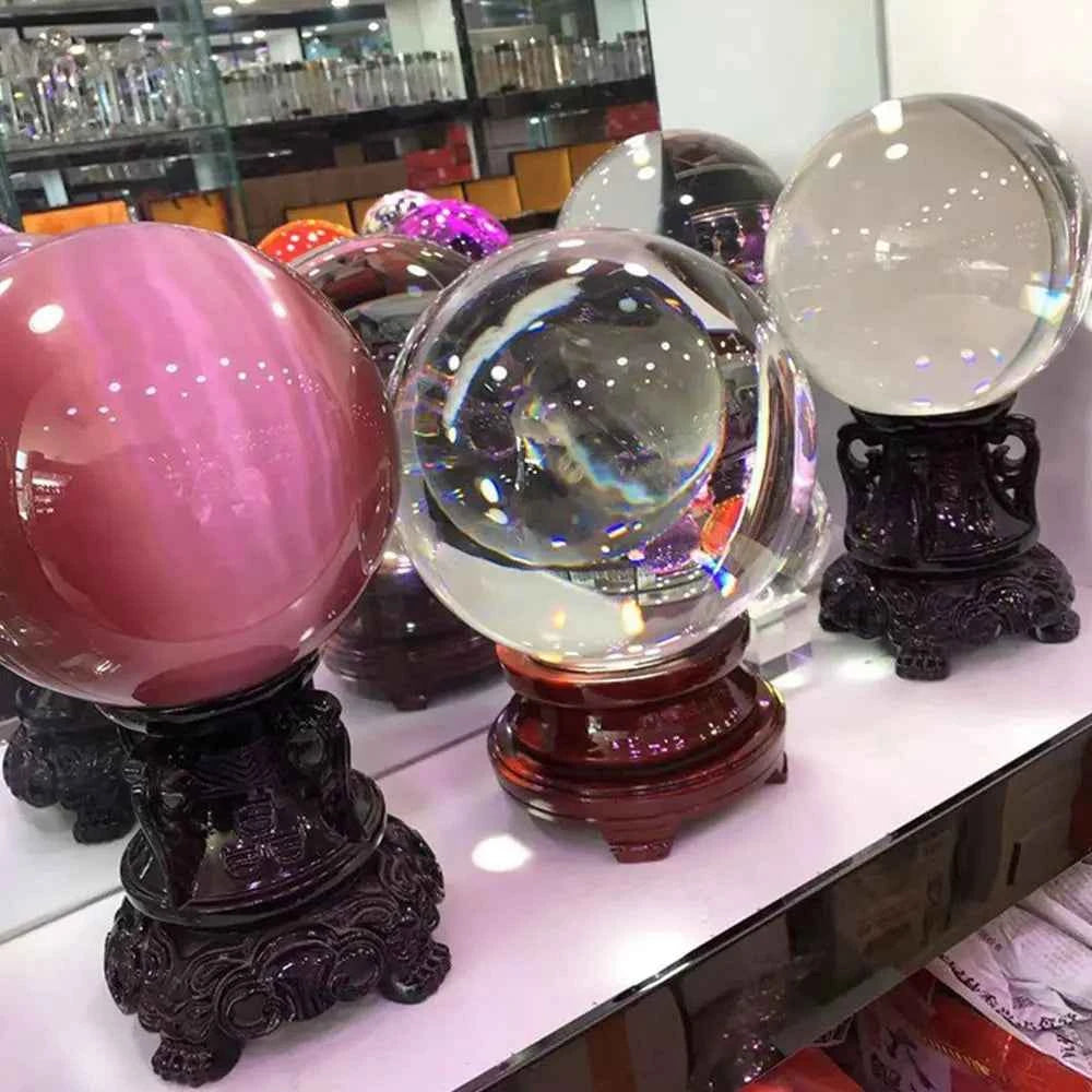 Clear Crystal & Mineral Display Stand