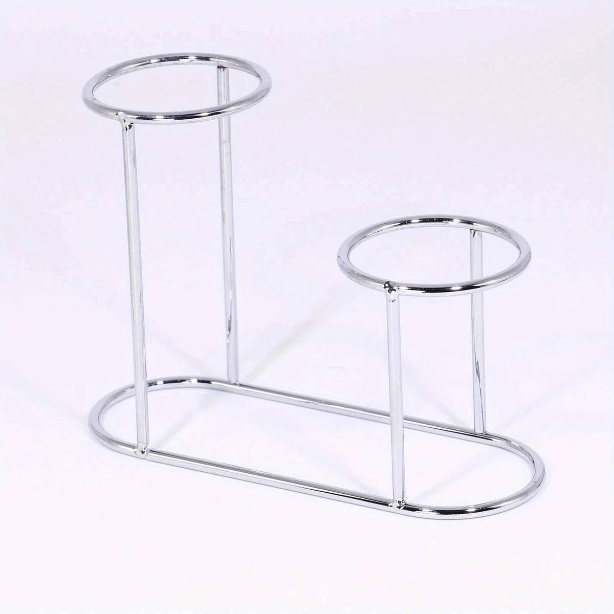 Two-Sphere Metal Crystal Display Stand