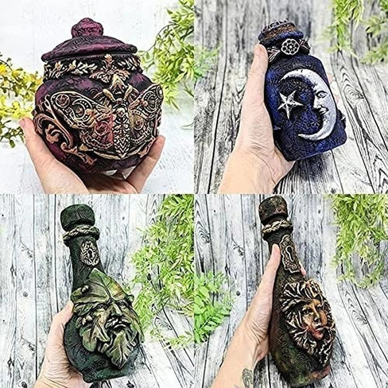 Celestial Moon Potion Bottle