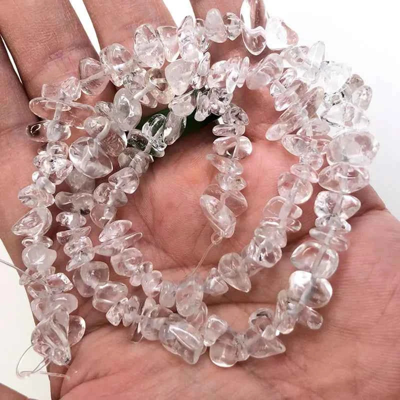 Natural Crystal Chip Bracelet