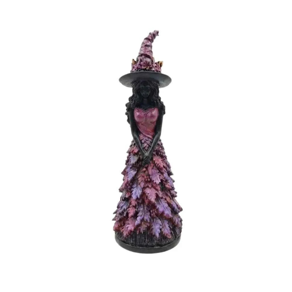 Autumn Leaf Witch Figurine