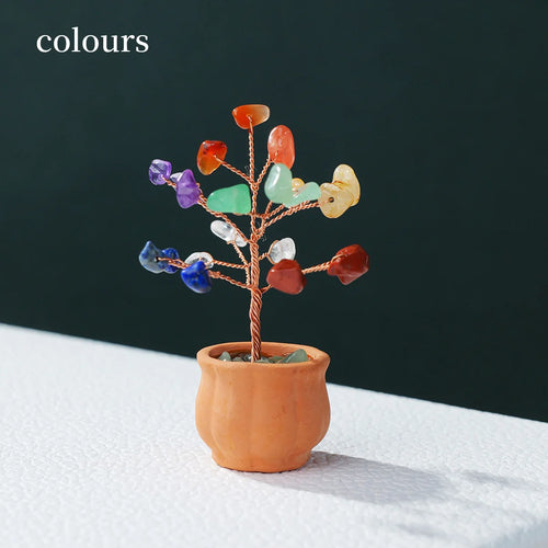 Mini Crystal Money Tree – Choose Your Stone