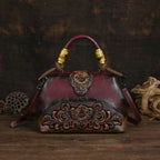 Vintage Floral Embossed Backpack
