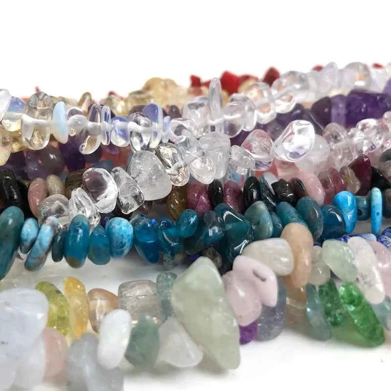 Natural Crystal Chip Bracelet