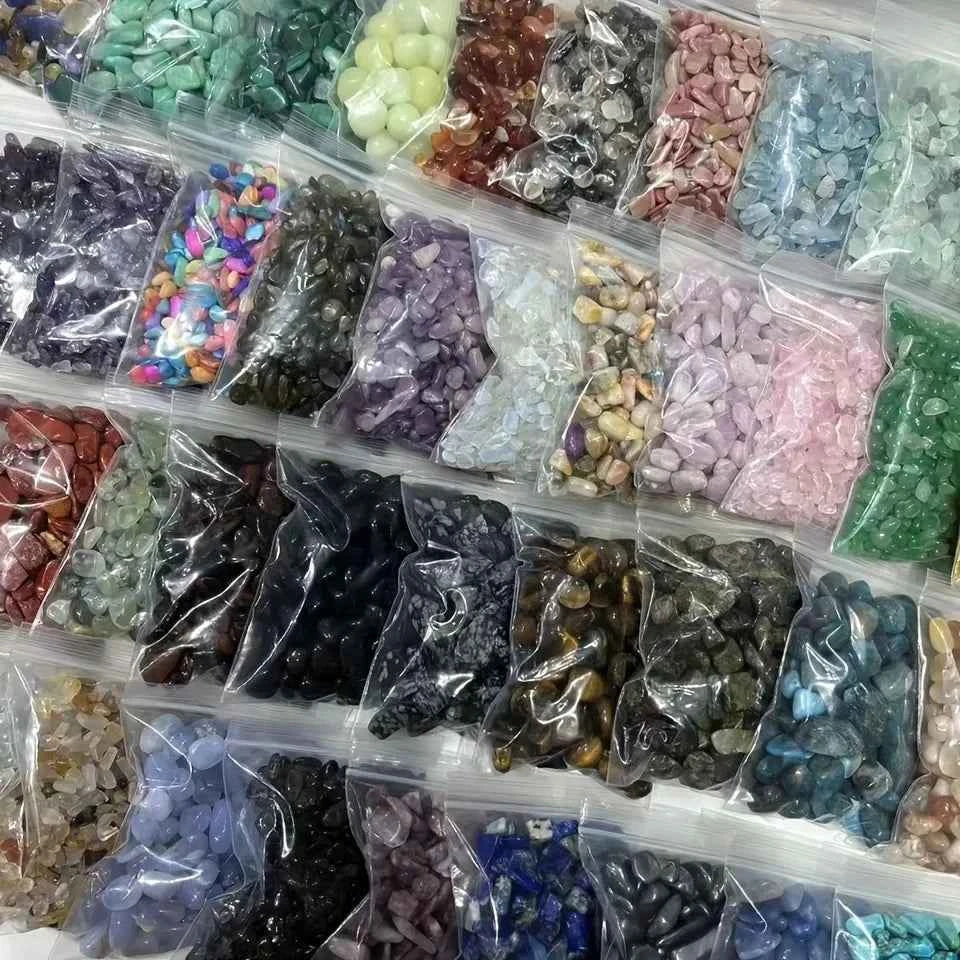 Natural Gemstone Crystal Chips | 7–9mm