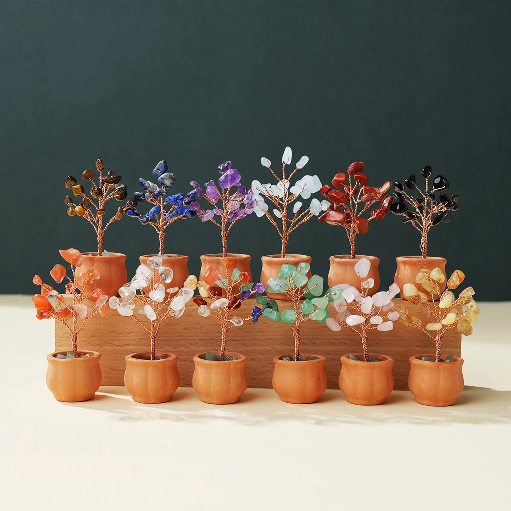 Mini Crystal Money Tree – Choose Your Stone