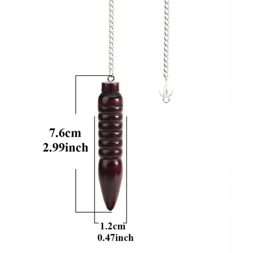Natural Egyptian Wood Divination Pendulum