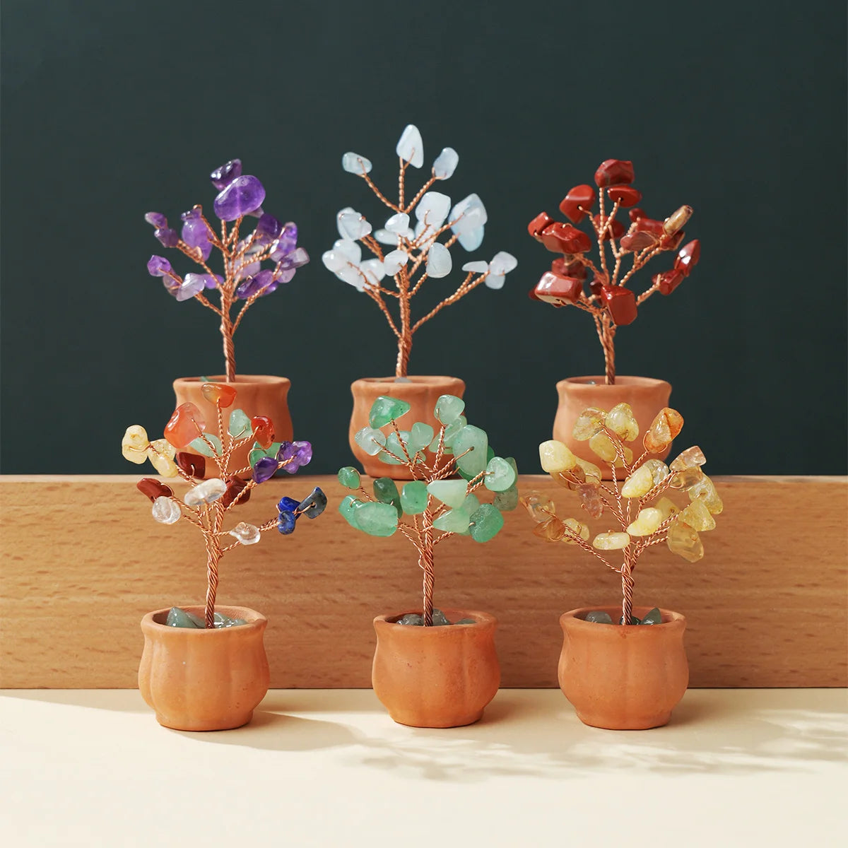 Mini Crystal Money Tree – Choose Your Stone