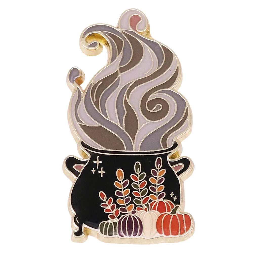 Witch Cauldron Enamel Pin